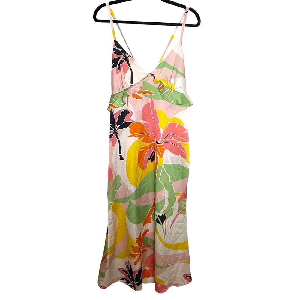 Never Fully Dressed Tropical wedding guest Dress Sz 10 Beach Sexy Party Chic